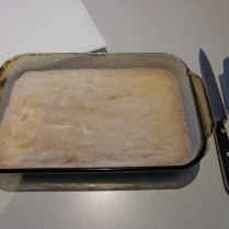 Cooked shortbread w/ sugar topping